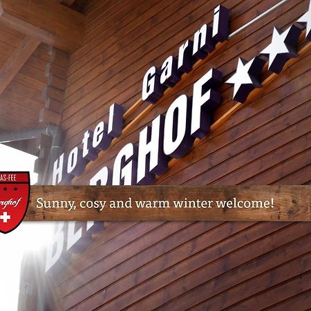 Bed and Breakfast Berghof Garni - The Dom Collection Saas-Fee Esterno foto
