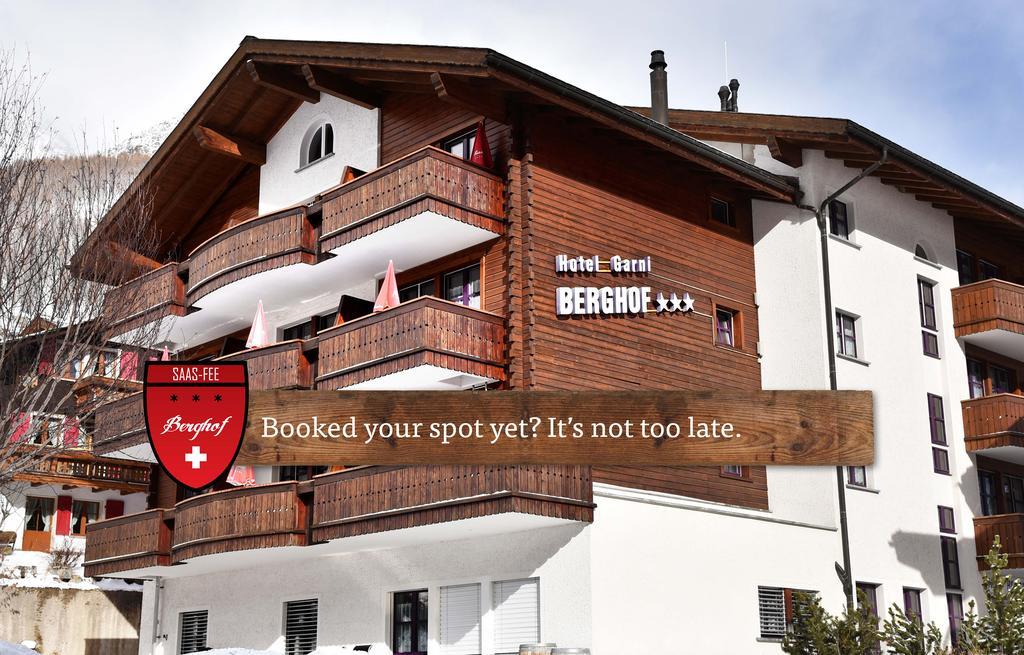 Bed and Breakfast Berghof Garni - The Dom Collection Saas-Fee Esterno foto