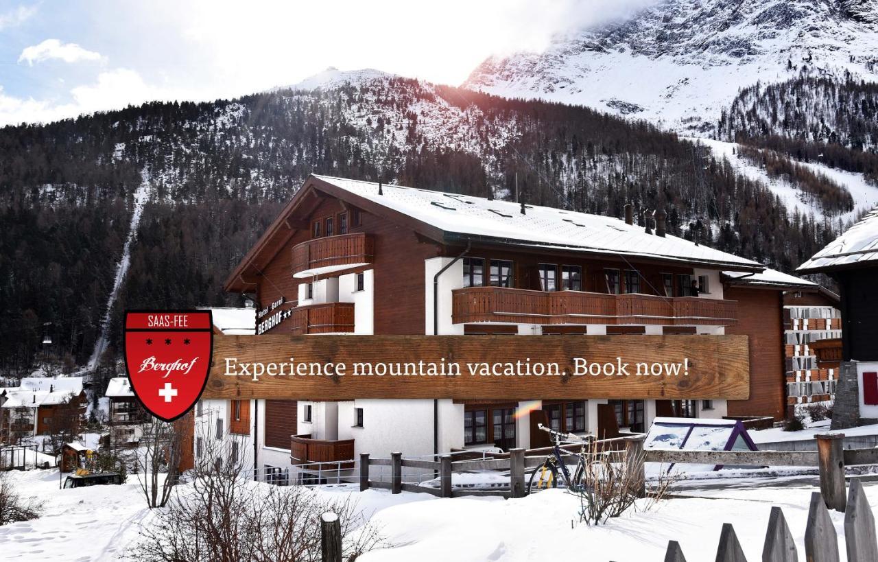 Bed and Breakfast Berghof Garni - The Dom Collection Saas-Fee Esterno foto