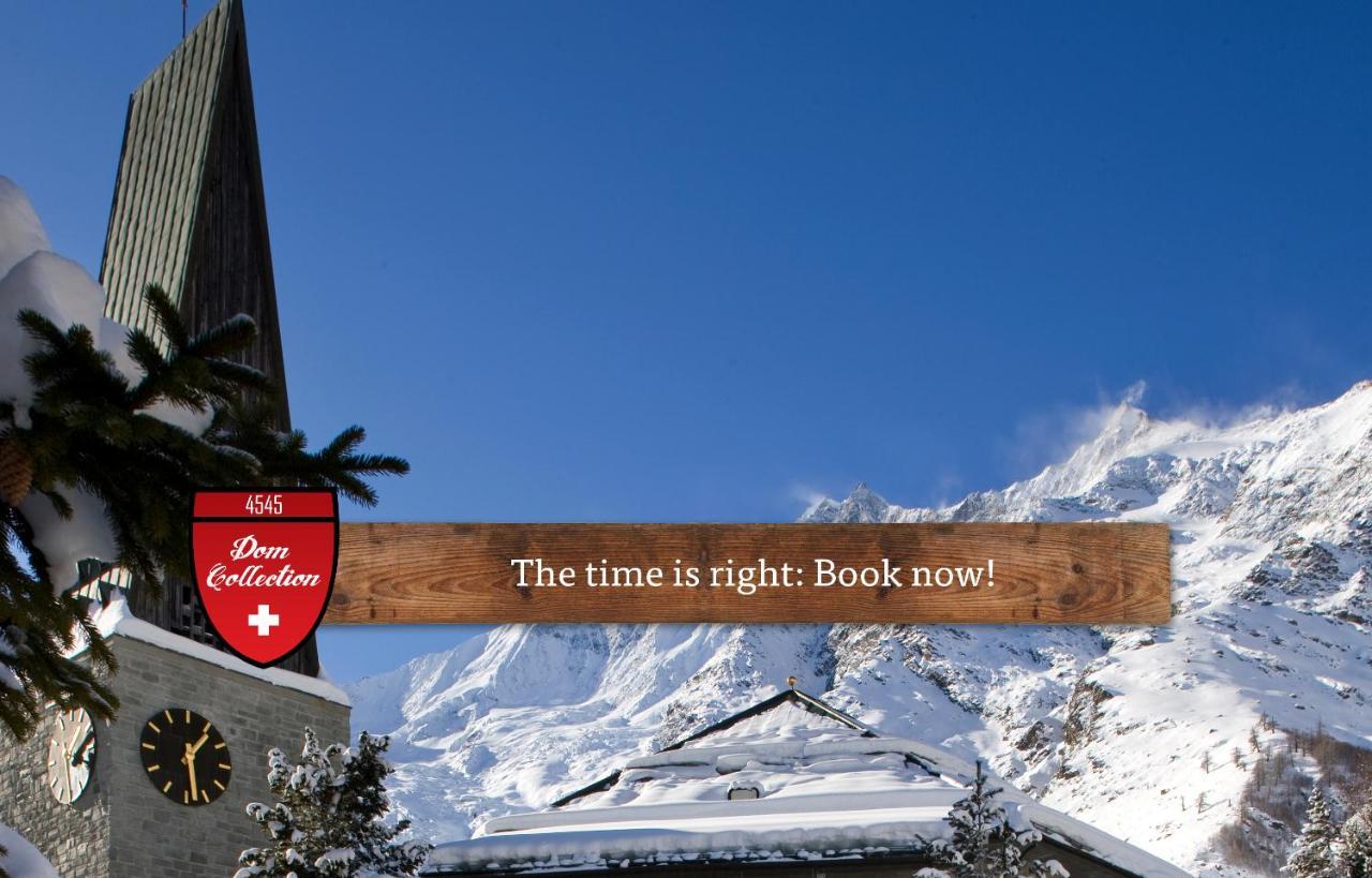 Bed and Breakfast Berghof Garni - The Dom Collection Saas-Fee Esterno foto