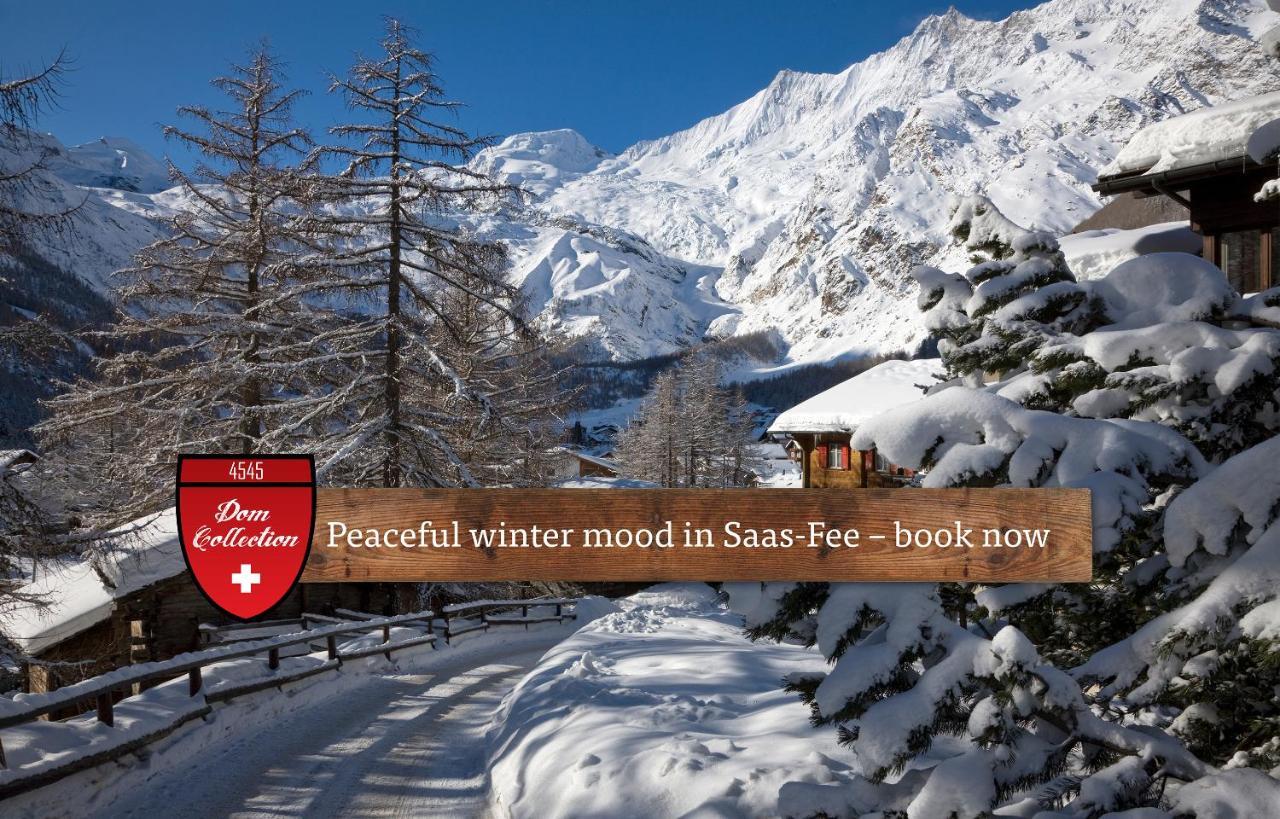 Bed and Breakfast Berghof Garni - The Dom Collection Saas-Fee Esterno foto